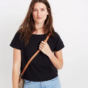 Madewell Boxy-Crop Tee